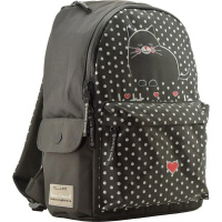 Рюкзак "Жизнь удалась" 40х30х17см, 650гр, 1 отделение, 3 кармана, темно-серый 12-003-059/06