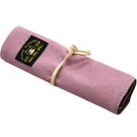 Пенал-скрутка 27,5х20см "Monday morning" на веревке, розовый, вельвет BB2425