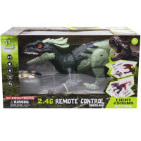 Динозавр р/у 39х14см пластик (свет, звук, движение, пар, usb зарядка) 11047-24