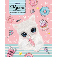 Книга для записи кулинарных рецептов А5 80л "Sweet Cat" на кольцах 7БЦ 5цвет.разделитель 070893
