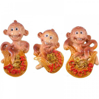 Магнит Обезьяна 4см 4 вида Y2612-15