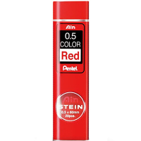 Стержни д/автомат. карандаша 0,5мм Ain Stein красный (20шт) C275-RD