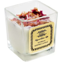 Свеча в подсвечнике ароматизированная 6,5х7,5см Y10543-24