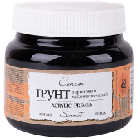 Грунт акриловый 500мл черный художественный 2124922