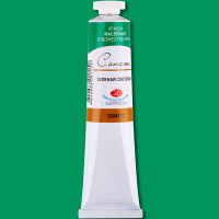 Краска масляная 46мл зеленая светлая туба Сонет 2604717