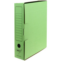 Папка архивная А4 80мм зеленая АС-5 N5