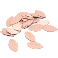 Листья декоративные 3,5см светло-коричневые 25шт/уп. Y9519-19