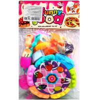 Набор "Пицца/Торт" 21х28см 25 предметов, пластик Y9704-19