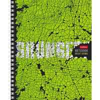 Тетрадь А5 96л клетка "Яркий гранж" на спирали 4 дизайна 080266