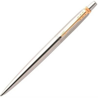 Ручка РШ "Parker Jotter Core Stainless Steel GT" М синяя 1953182