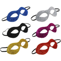 Маска карнавальная 16х17,5см цвет ассорти пвх/полиэстер 342-101