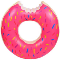 Надувной круг "Пончик" с ручкой 60см, 3 цвета C-27236