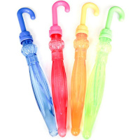 Мыльные пузыри "Зонтики" 26см, 3 отверстия, 4 цвета 2039-730