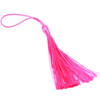 Кисточка для закладки 9см розовая Y7441-18