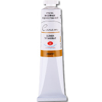 Краска масляная 46мл белила титановые туба Сонет 2604101