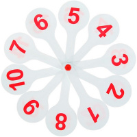 Касса веер цифры от 0 до 9 ВK10