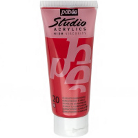 Краска акриловая 100мл квинакридон алый "Studio Acrylics" 831-020