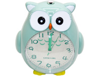 Будильник "Сова" 14см 4 цвета пластик Y8145-19