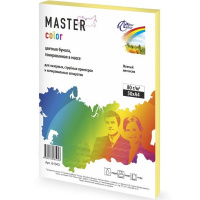 Бумага тонированная А4 50л 80г/м2 желтый интенсив 61043