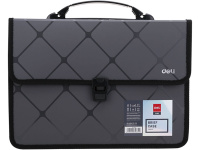 Портфель А4 2 отделения "Cube" 0,75мм серый E39634