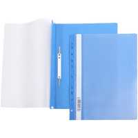 Папка-скоросшиватель А4 с перфорацией синяя AS4_00202/039977