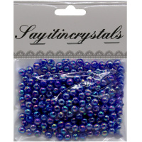 Набор бусин 6мм 13х10см синий Y9021-19
