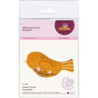 Набор для шитья "Арома Птичка" (ткань, нитки, игла, аромат.гранулы, выкройка) AT-0292