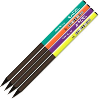 Карандаш чернографитный BlackLine DEEP, 203-1130-764 HB, черное дерево корпус ассорти