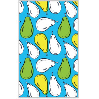 Блокнот 110х190мм 48л "Груша" в точку, на спирали, съемная силиконовая обложка, с ручкой 2526.П-22