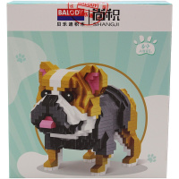 Конструктор 3D "Пёсик в костюме-2" 1021 деталь 15х14х9см пластик 18394BA