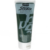 Краска акриловая 100мл зеленый древесный сок "Studio Acrylics" 831-059