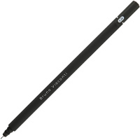 Ручка гелевая "Super Slim. Black" 0,28мм черная, корпус Soft Touch 20-0397