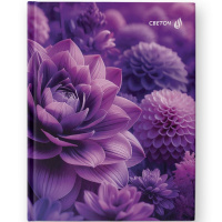Бизнес-блокнот А6 64л "Магические краски жизни" клетка, обложка 7БЦ, матовая ламинация 01145