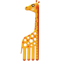 Линейка 20см "Жираф" фигурная с трафаретами, пластик 32С 2106-08