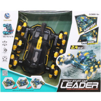 Танк р/у "Перевертыш" 15х15х5см с аккумулятором, пластик (свет, звук, пар, поворот 360 градусов)