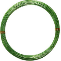 Проволока 2ммх2,5м, светло-зеленая алюминий Y2357-15