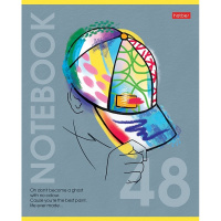 Тетрадь А5 48л клетка "Street Style" на скобе 5 дизайнов 48Т5В1/077063