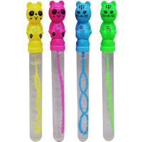 Мыльные пузыри "Животные" 25см, 3 отверстия, 4 цвета PS2456