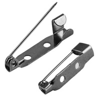 Заготовки для броши 2,5см 5шт. №03 под черный никель DC-310/5