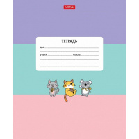 Тетрадь А5 12л линия "Friends" на скобе 5 дизайнов 12Т5В2/075820