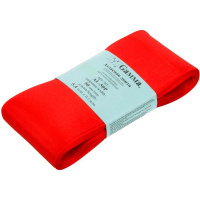 Лента упаковочная атласная 5см х 5,4м темно-красная №112 AL-50P