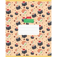 Тетрадь А5 18л клетка "Good food" на скобе 5 дизайнов 18Т5В1/068342