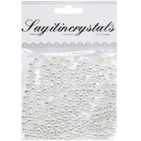 Набор бусин 6мм серебро, 13х10см Y9016-19