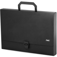 Портфель "Standard" A4 35мм пластик черный Пп4_00101/040122