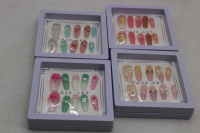 Накладные ногти 10шт длинные, 4 вида 9х9х2см 11097-24