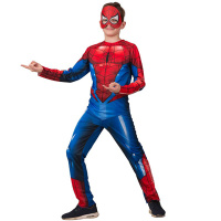 Карн.костюм Человек Паук р.32 рост 122см (куртка, брюки, головной убор) 5093-122-64