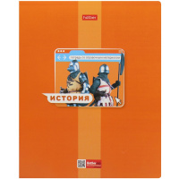 Тетрадь А5 48л клетка История "Яркая цветная" на скобе выборочный лак 084546