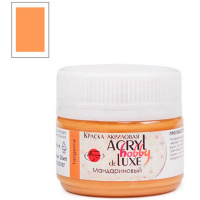 Краска акриловая 20мл "Акрил-Хобби Де Люкс" мандариновый 0303187