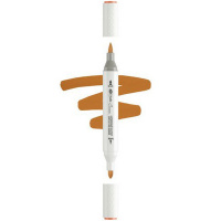 Маркер акриловый двусторонний "Сонет" терракотовый, пулевидный наконечник/кисть 273-Y825