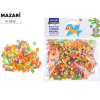 Набор бусин для термомозаики 5х5мм 1000шт металлик, 6 цветов M-9848
